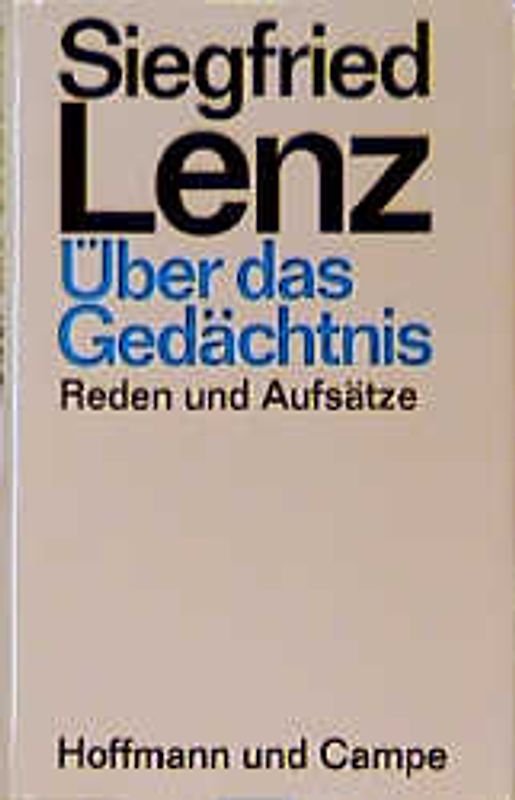 Über das Gedächtnis