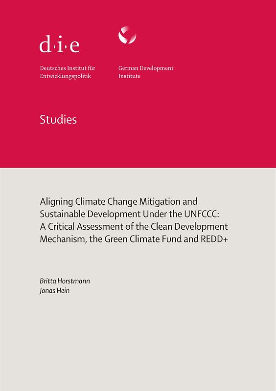 Aligning climate change mitigation and sustainable development under the UNFCCC