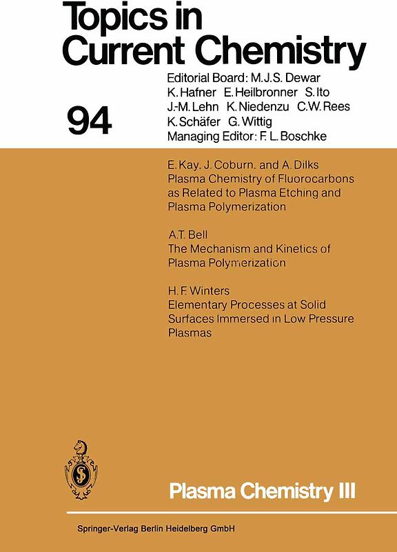 Plasma Chemistry III