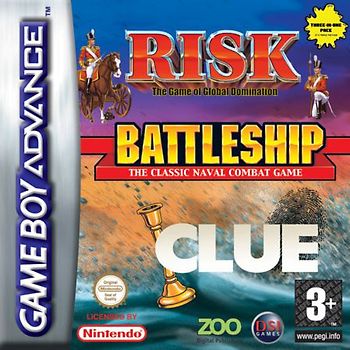 Compilation - Clue/Battleship/Risk Nintendo Game Boy Advance