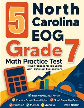 5 North Carolina EOG Grade 7 Math Practice Tests