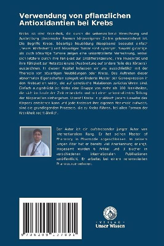 Verwendung von pflanzlichen Antioxidantien bei Krebs