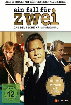Ein Fall für Zwei - Alle 60 Folgen mit Günter Strack als Dr. Renz [23 DVDs] DVD