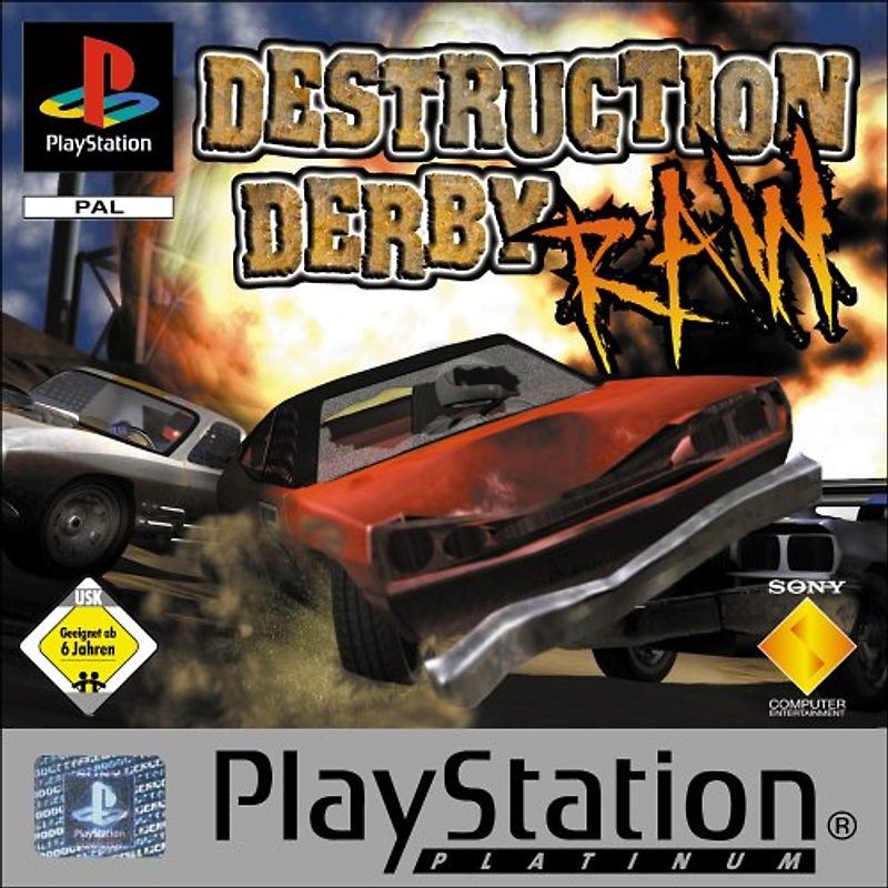 Destruction Derby Raw [Platinum] PlayStation 1