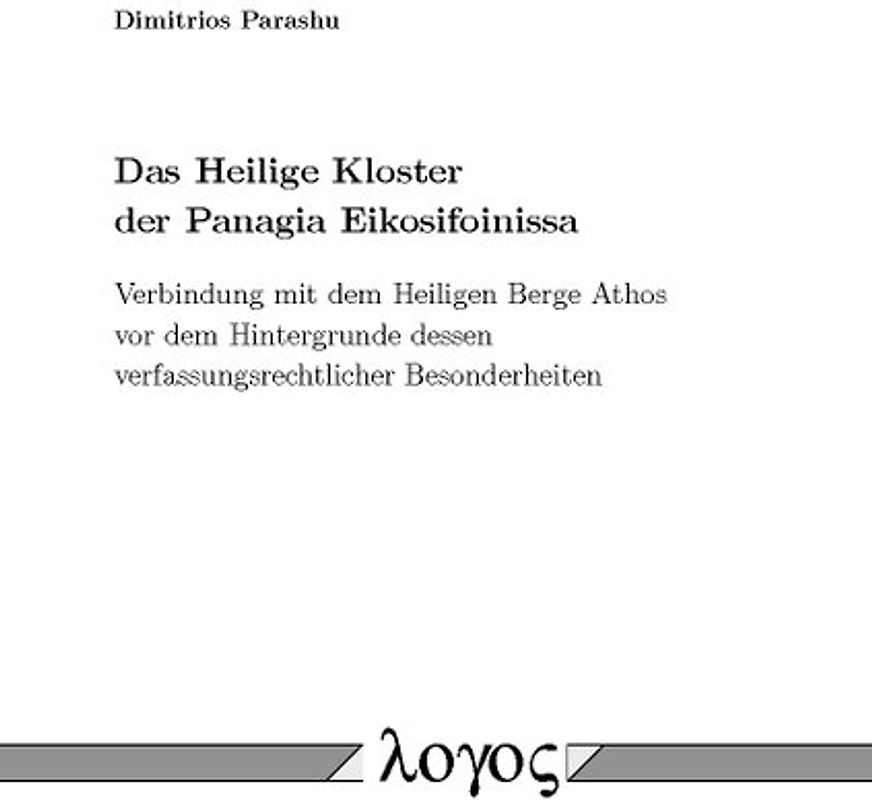 Das Heilige Kloster der Panagia Eikosifoinissa