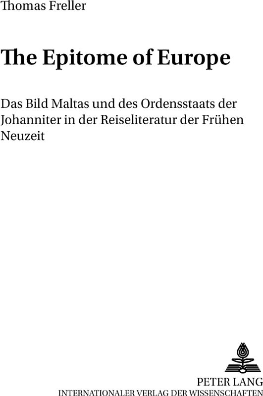 «The Epitome of Europe»