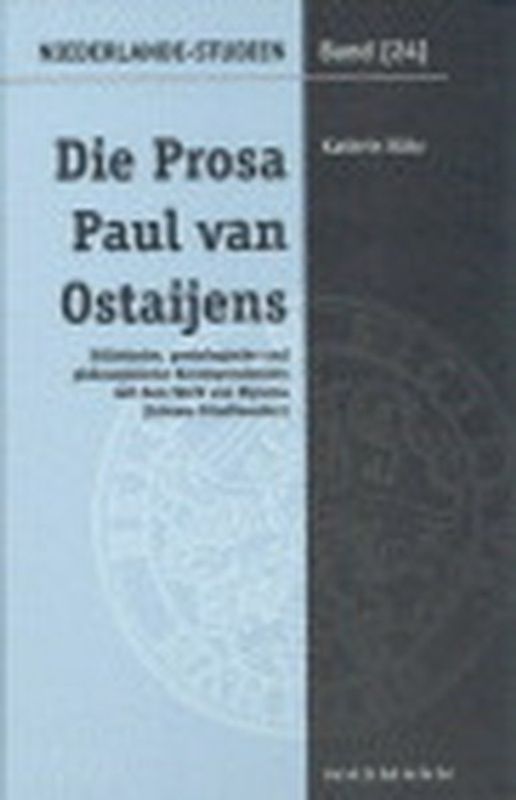 Die Prosa Paul van Ostaijens