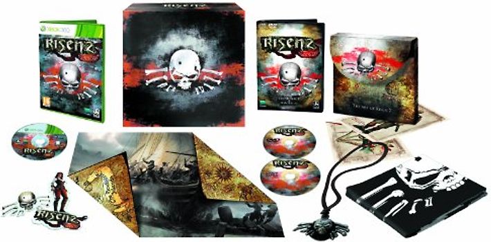 Risen 2: Dark Waters [Collectors Edition inkl. Poster, Sammelkarten, Sticker Set, Making of DVD, Amulett und Piratenflagge, Internationale Version] Xbox 360