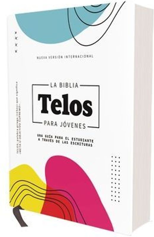 Nvi, La Biblia Telos Para Jóvenes, Revisión 2022, Tapa Dura, Interior a DOS Colores, Comfort Print