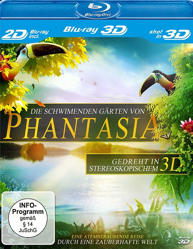 Die schwimmenden Gärten von Phantasia [2D/3D] 3D Blu-ray Disc