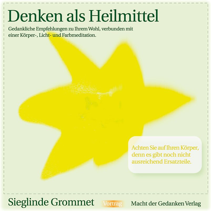 Denken als Heilmittel