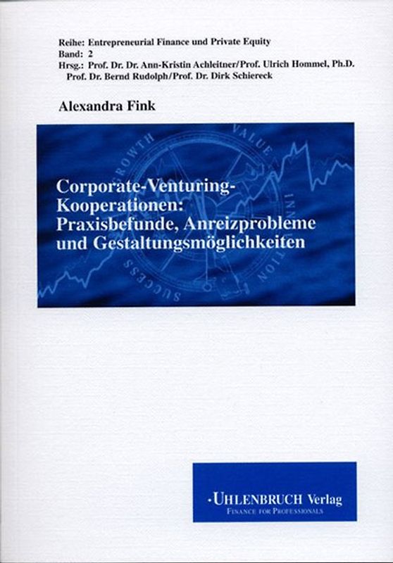 Corporate-Venturing-Kooperationen: Praxisbefunde, Anreizprobleme und Gestaltungsmöglichkeiten