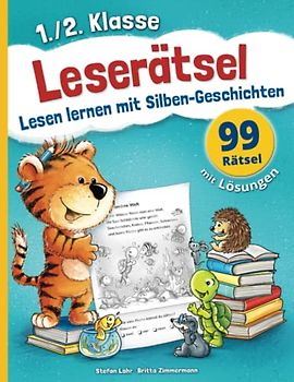 Leserätsel: Lesen lernen mit Silben-Geschichten (ab 1. Klasse)