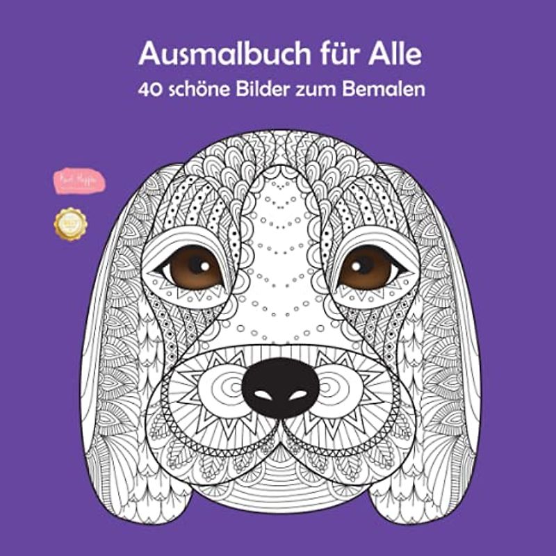 Ausmalbuch für Alle: 40 schöne Bilder zum Bemalen