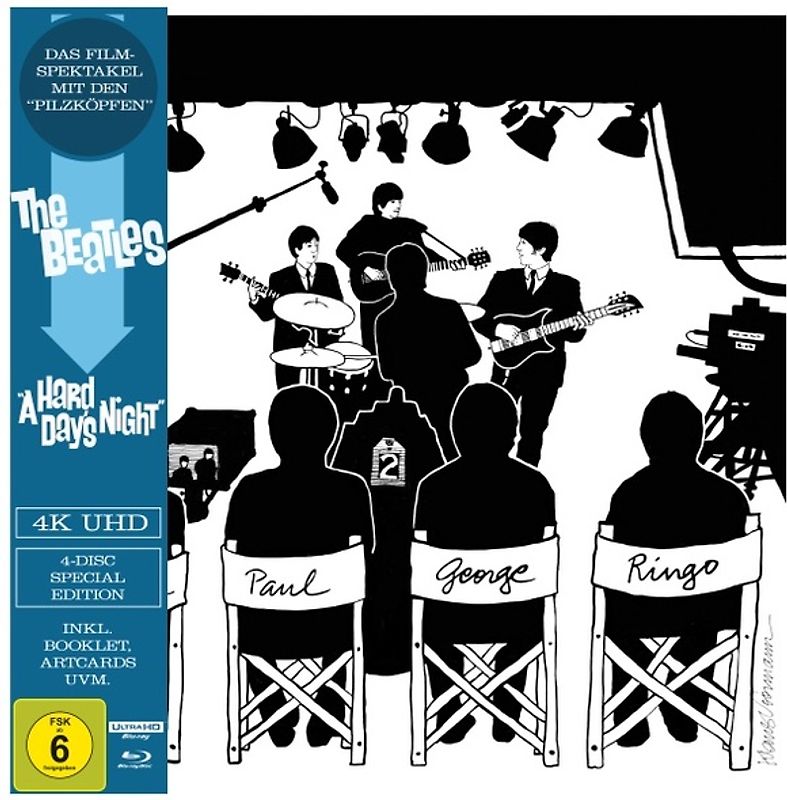 The Beatles - A Hard Day's Night (4K Ultra HD + Blu-ray + 2 DVDs) 4K Ultra HD Blu-ray