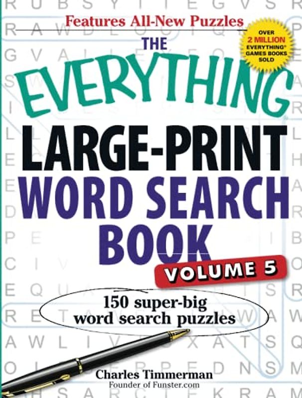 The Everything Large-Print Word Search Book, Volume V