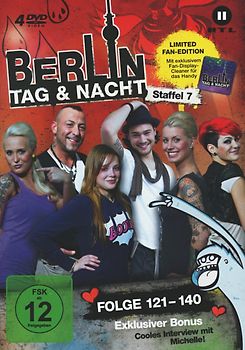 Berlin - Tag & Nacht: Staffel 7 - Folge 121-140 [4 DVDs, Limited Fan Edition inkl. Fan-Display-Cleaner für Handy] DVD