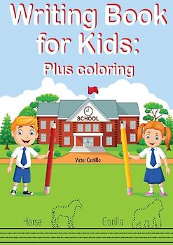 Writing Book For Kids Plus Coloring
