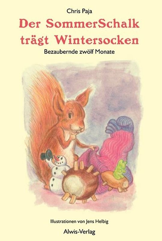 Der SommerSchalk trägt Wintersocken