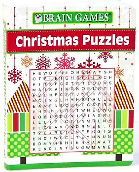 Brain Games Mini - Christmas Puzzles (Pocket Size / Stocking Stuffer)