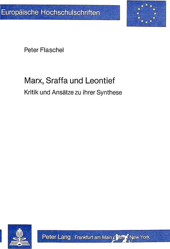 Marx, Sraffa und Leontief