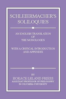 Schleiermacher's Soliloquies