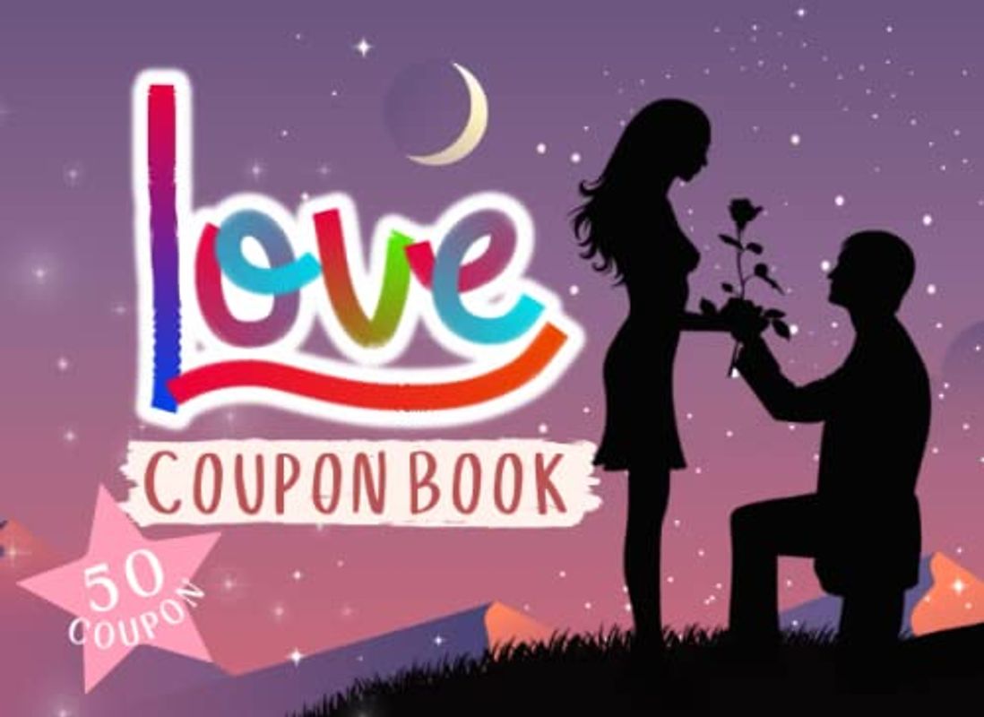Love Coupon For Couples: 50 Different Ways to Have Fun and Unforgettable Moments Keepsake, Tickets To Fill In for Valentines Day, Perfect For Valentines Day Gift, Birthday, Anniversary