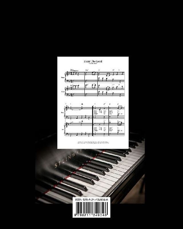 Worship The Lord Praise His Name Simple Harp Piano Duet Song Book