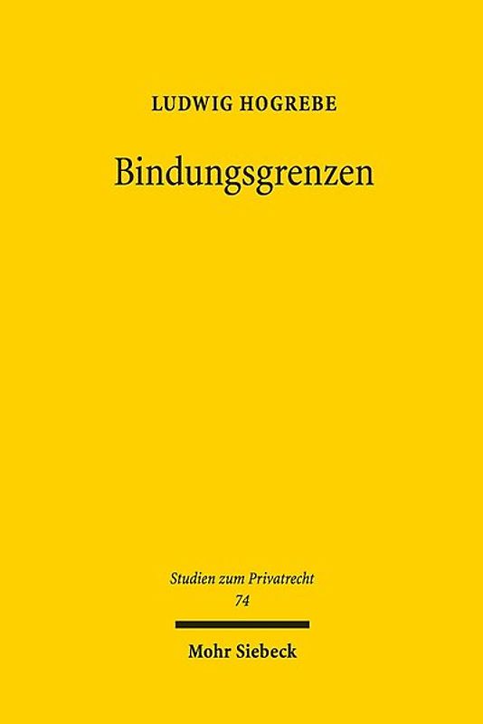 Bindungsgrenzen
