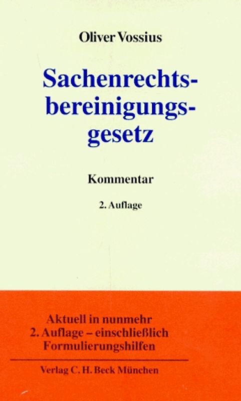 Sachenrechtsbereinigungsgesetz