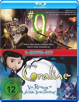 #9 /Coraline [2 Discs, 2-Movie-Set] Blu-ray Disc