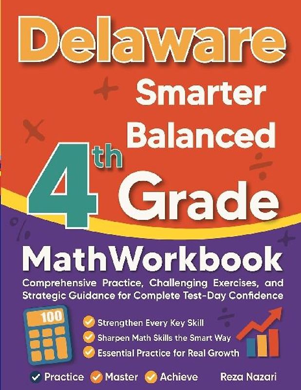 Delaware Smarter Balanced Grade 4 Math Workbook