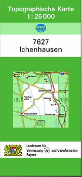 TK25 7627 Ichenhausen