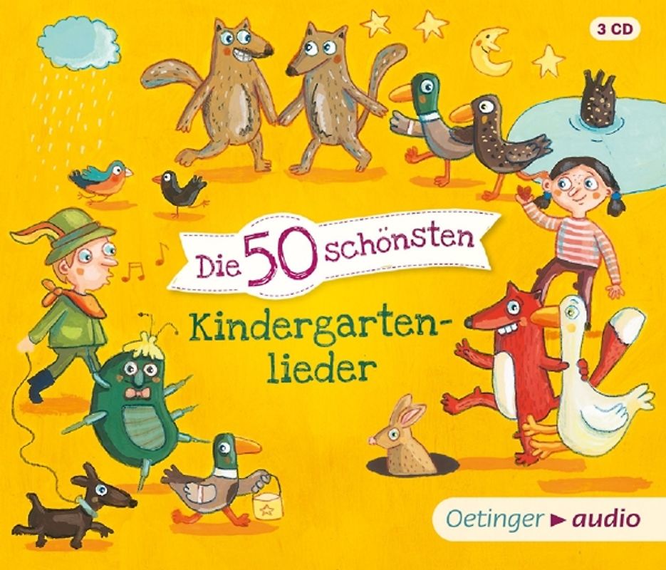 Die 50 schönsten Kindergartenlieder