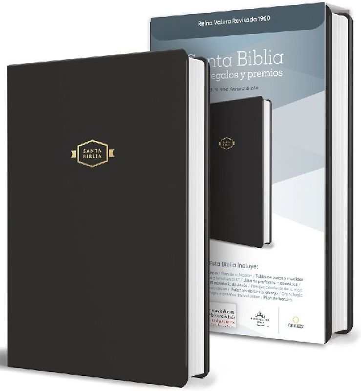 Biblia Rvr 1960 Para Regalos Y Premios, Negro / Spanish Bible Rvr 1960 Gift and Award Bible Black