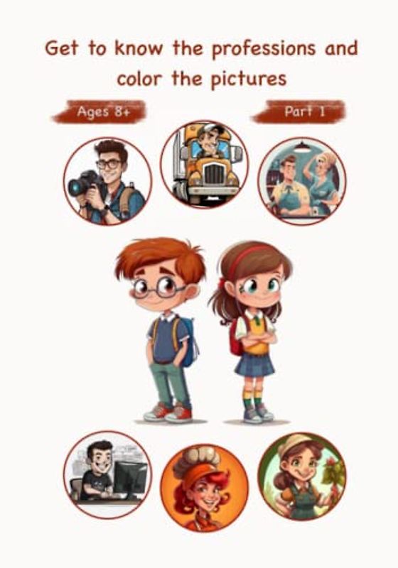 Get to know the professions and color the pictures. Ages 8+. Discovering Exciting Professions: A Children's Guide to the World of Work: What Do You ... Grow Up?: A Fun Look at Different Careers?