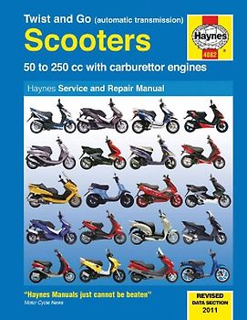 Twist And Go (Automatic Transmission) Scooters Service And Repair Manual