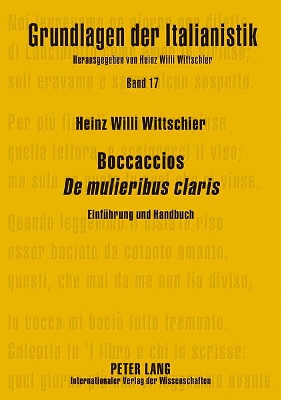Boccaccios «De mulieribus claris»