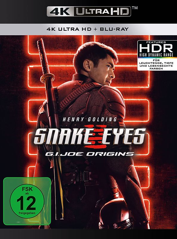 Snake Eyes: G.I.Joe Origins 4K Ultra HD Blu-ray