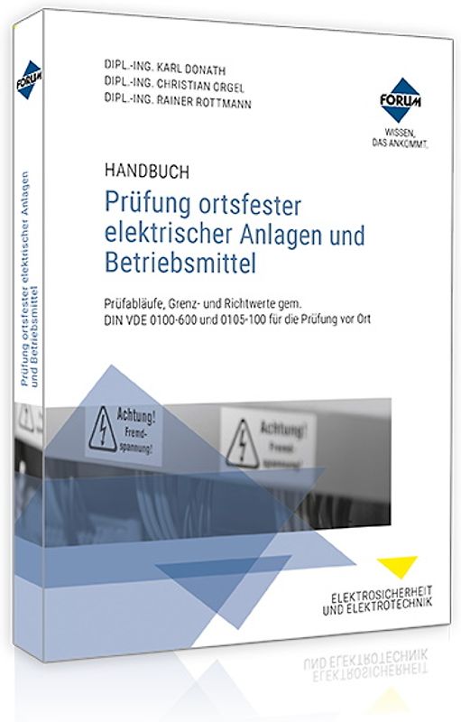 Handbuch Prüfung ortsfester elektrischer Anlagen und Betriebsmittel