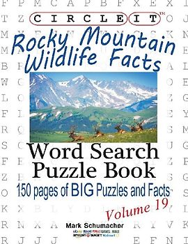 Circle It, Rocky Mountain Wildlife Facts, Word Search, Puzzle Book