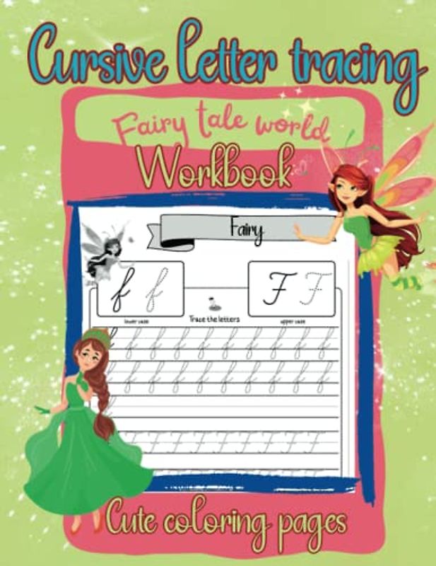 Cursive Letter Tracing Workbook: Fairy tale word list | Handwriting for beginners | age 7 + | learn the alphabet