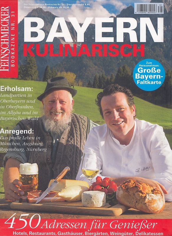 Der Feinschmecker Bookazine: Nr. 31 - Bayern Kulinarisch - 450 Adressen für Genießer [Broschiert]