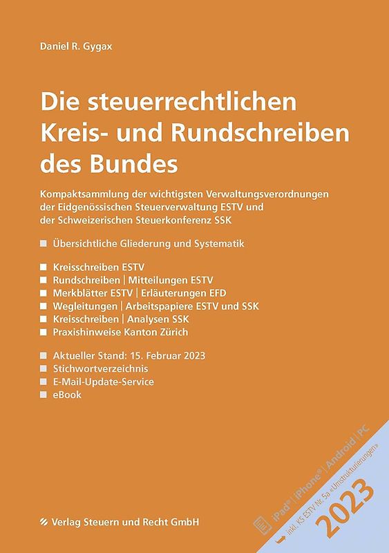 Die steuerrechtlichen Kreis- und Rundschreiben des Bundes 2023