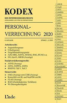 KODEX Personalverrechnung 2020
