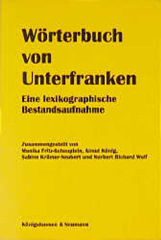 Wörterbuch von Unterfranken