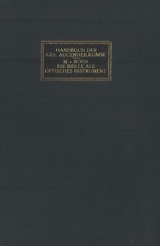 Die Brille als Optisches Instrument