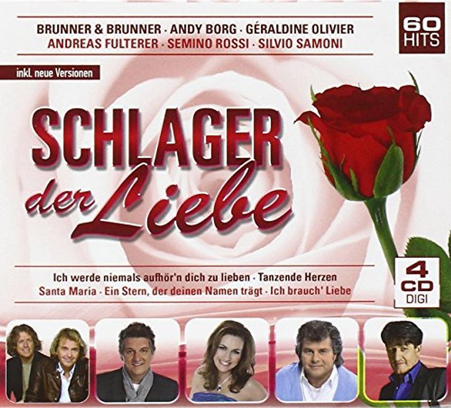 Various - Schlager der Liebe (4er Digi Box mit 60 Hits)