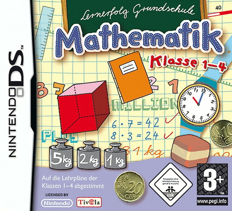 Lernerfolg Grundschule Mathe Kl.1-4 Nintendo DS