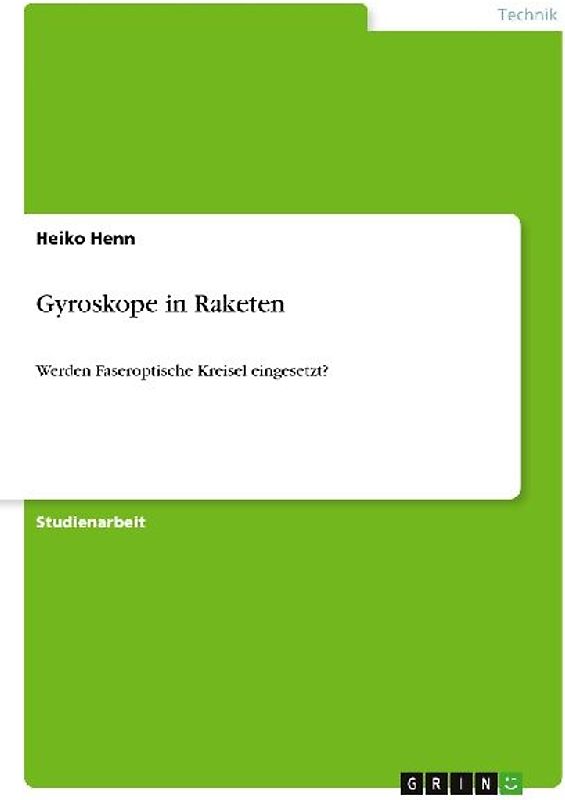 Gyroskope in Raketen